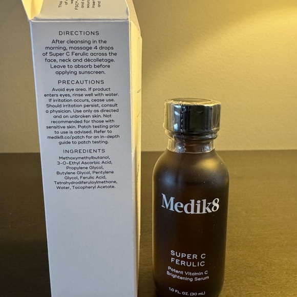Medik8 Super C Ferulic Potent Vitamin C Brightening Serum 30 ml 1 oz NO DROPPER - Picture 3 of 5